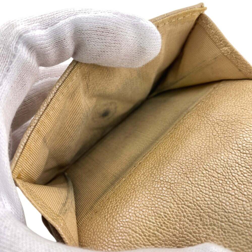 CHANEL Cream Caviar Leather Wallet - Picture 7 of 14
